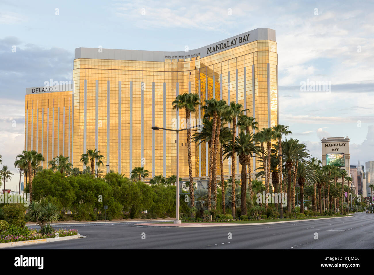 Das Mandalay Bay Resort And Casino in Las Vegas, Nevada. Stockfoto