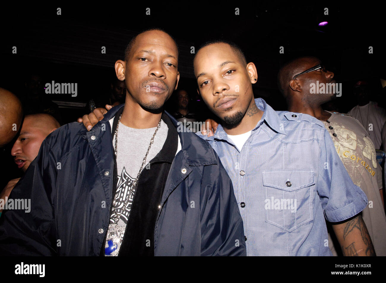 (L - R) Brüder Kurupt Gotti David Brown aka Young Roscoe DPG Trousdale für Snoop Dogg's "oggumentary" CD Release März 31,2011 West Hollywood, Stockfoto