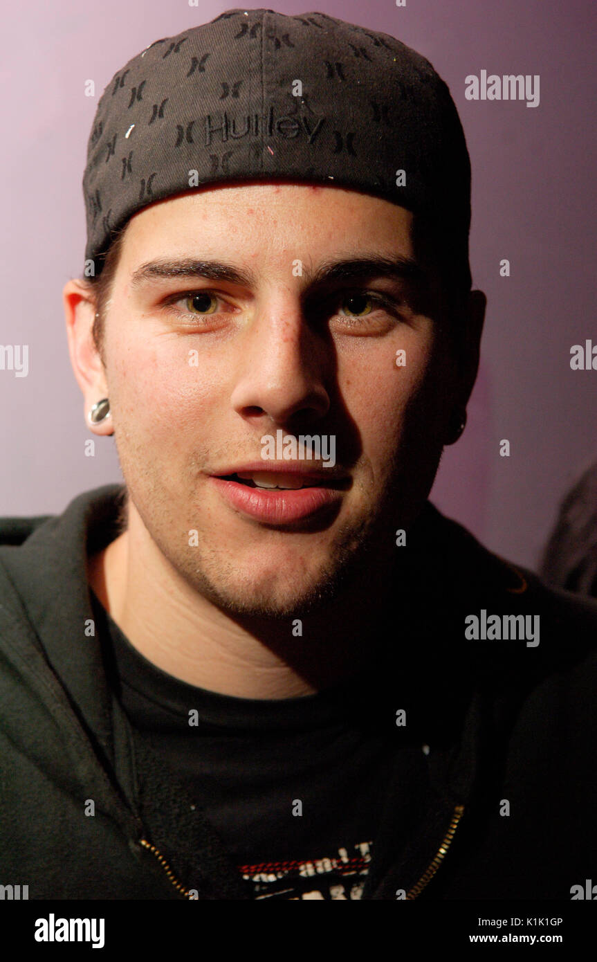 M. Schatten Avenged Sevenfold Key Club Los Angeles für Muzik Mafia Juni 19,2007 Stockfoto