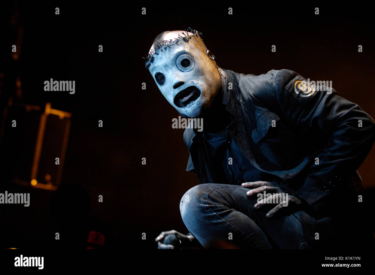 Corey Taylor Slipknot spielt Cypress Hill's Smokeout San Manuel Amphitheatre Oktober 24,2009 San Bernardino. Stockfoto