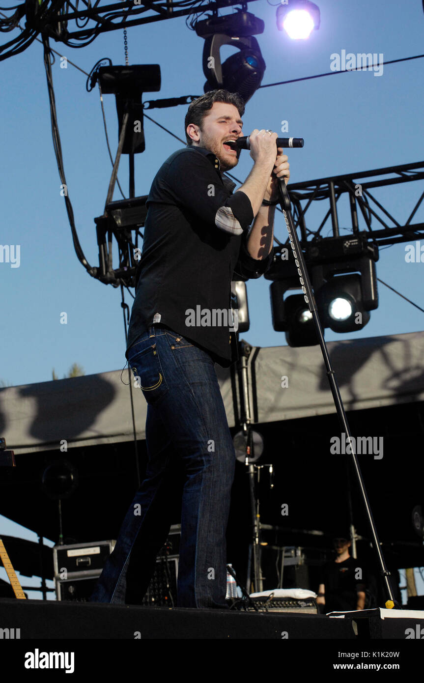 Chris Young führt Stagecoach, Kaliforniens County Music Festival Tag 1 April 30,2011 Indio, Ca. Stockfoto