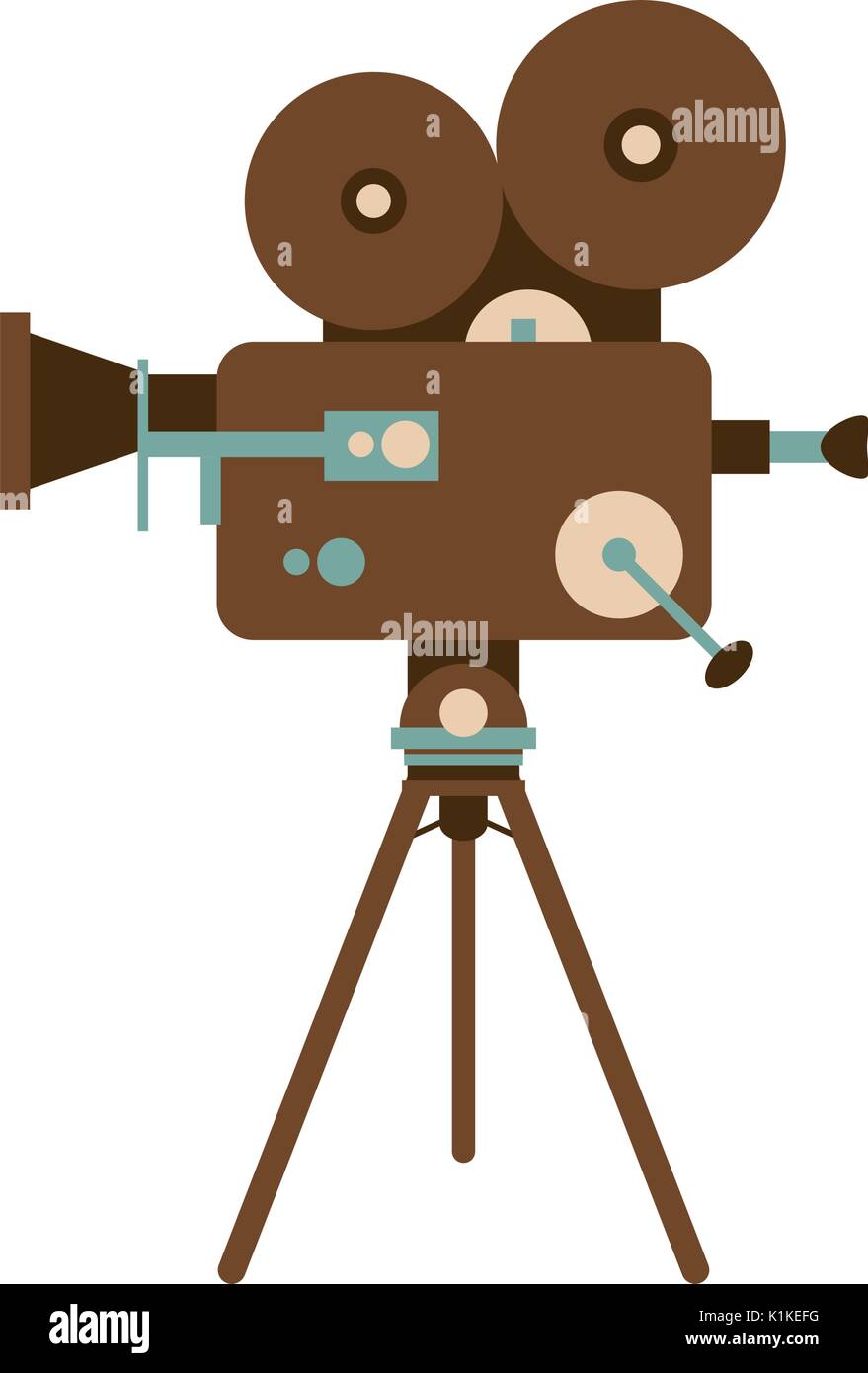 Vintage Film Projektor icon image Vector Illustration Design Stock Vektor