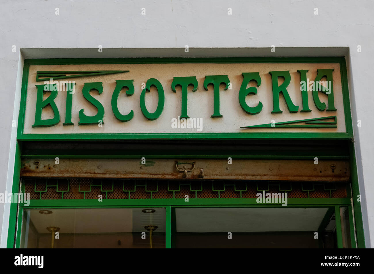 Eine traditionelle Bäckerei in Rom, Italien Stockfoto