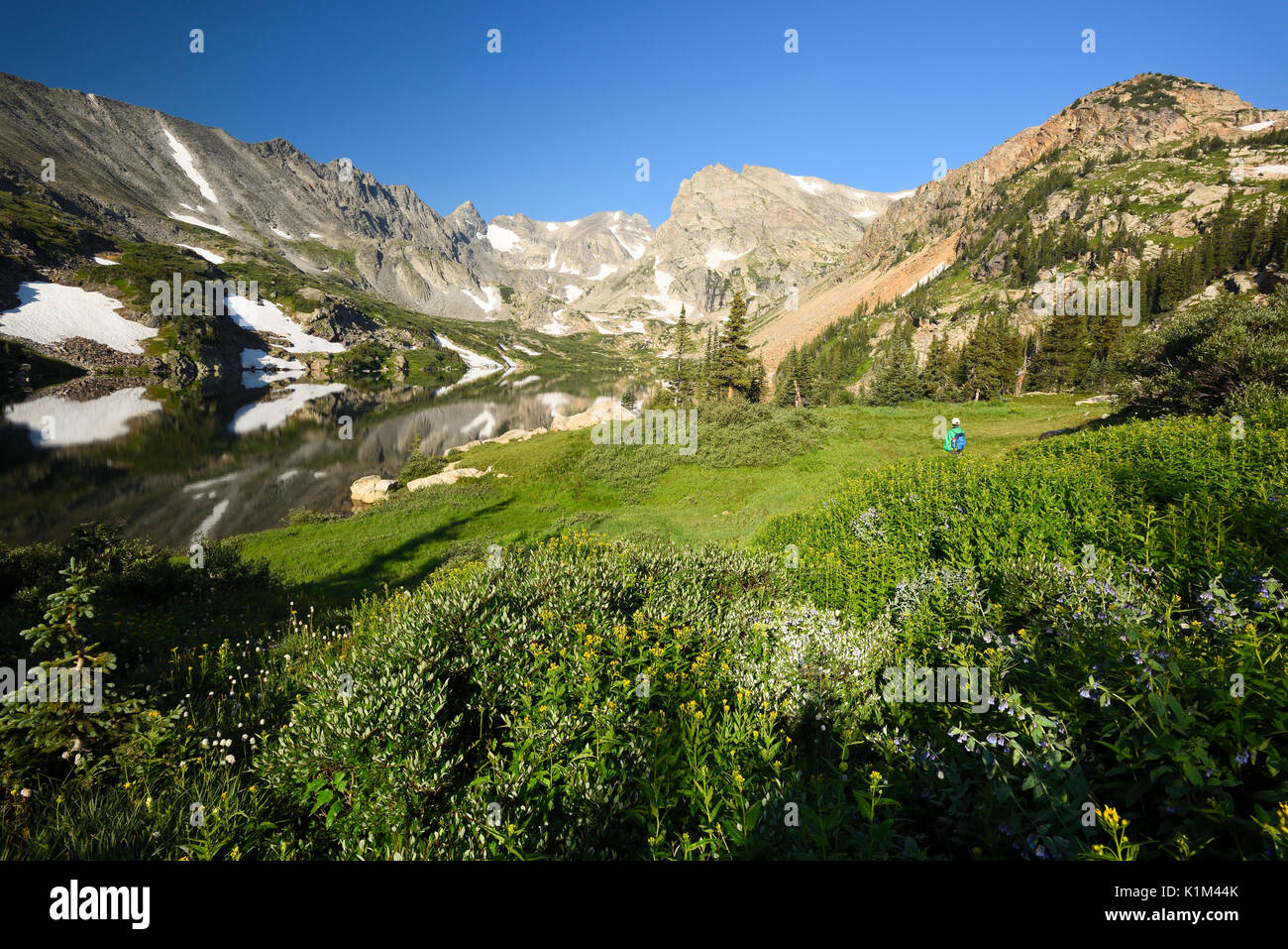 See Isabelle, Indian Peaks Wilderness, Roosevelt National Forest, Colorado, USA Stockfoto