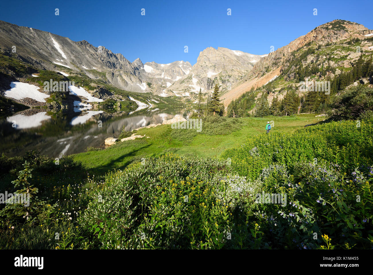 See Isabelle, Indian Peaks Wilderness, Roosevelt National Forest, Colorado, USA Stockfoto