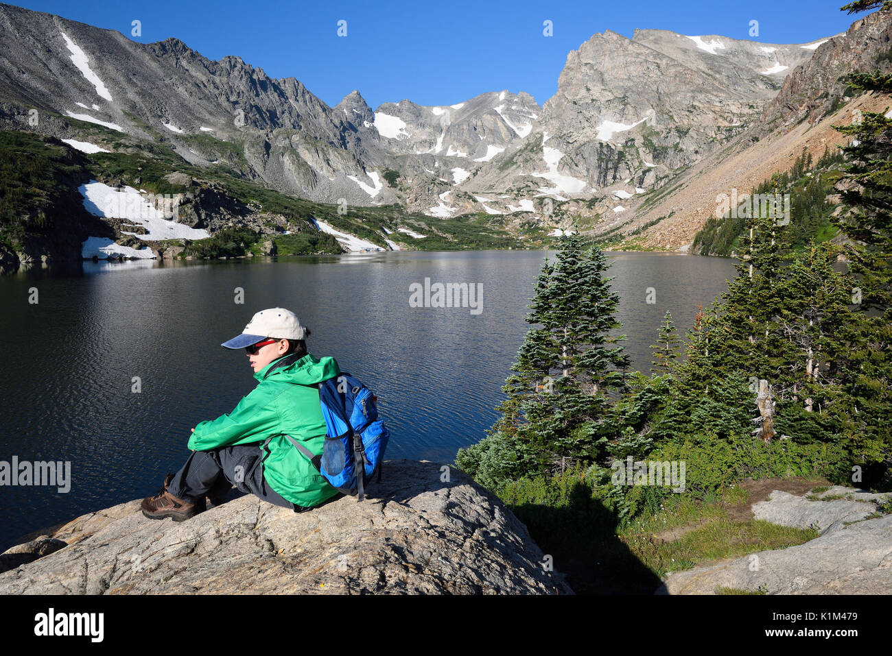 See Isabelle, Indian Peaks Wilderness, Roosevelt National Forest, Colorado, USA Stockfoto