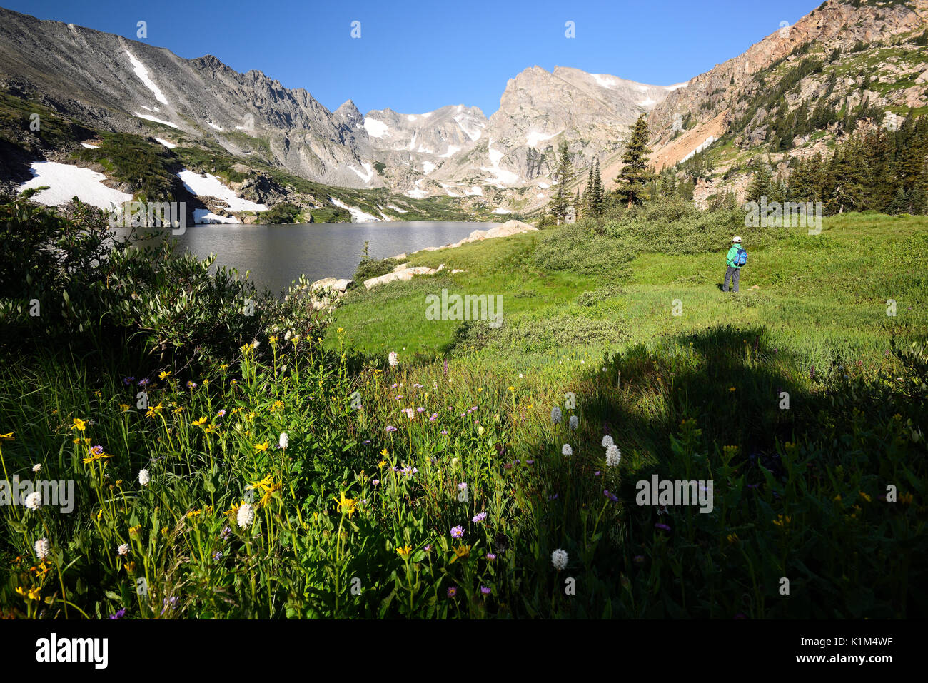 See Isabelle, Indian Peaks Wilderness, Roosevelt National Forest, Colorado, USA Stockfoto