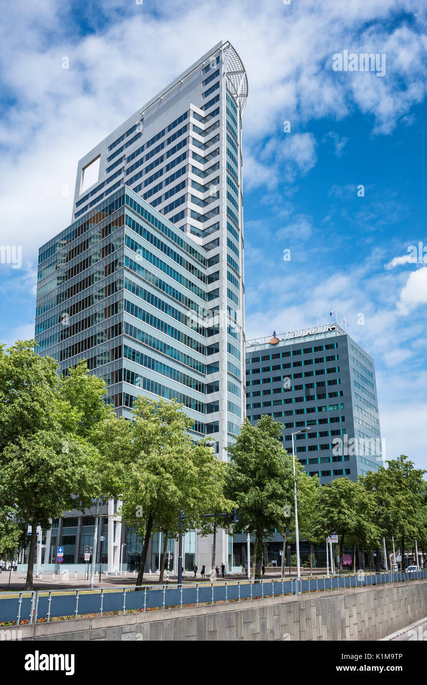 Hohes Bürogebäude, Rotterdam, Holland, Niederlande Stockfoto