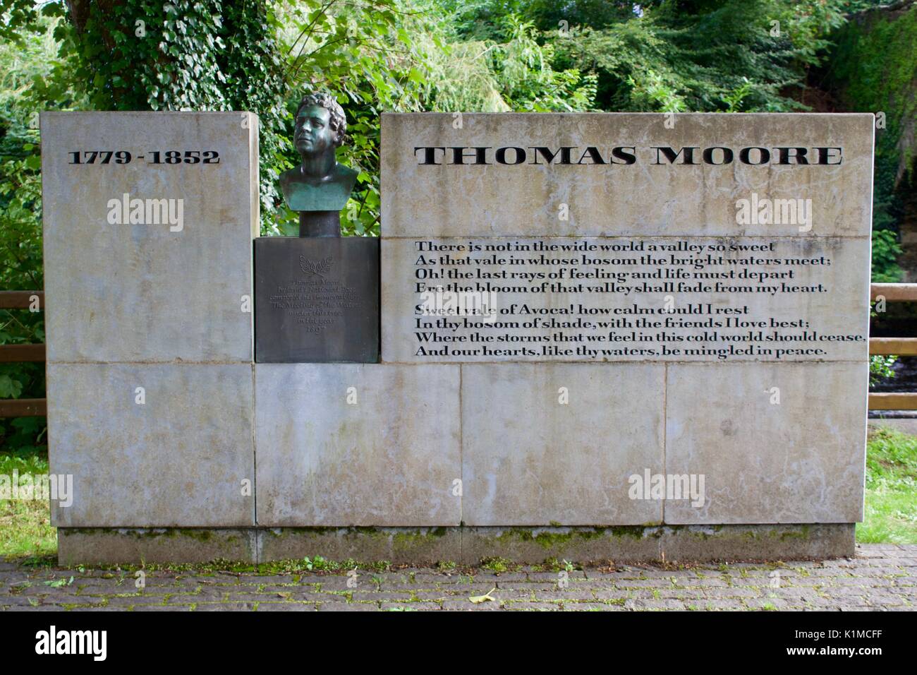 Thomas Moore Memorial Stockfoto