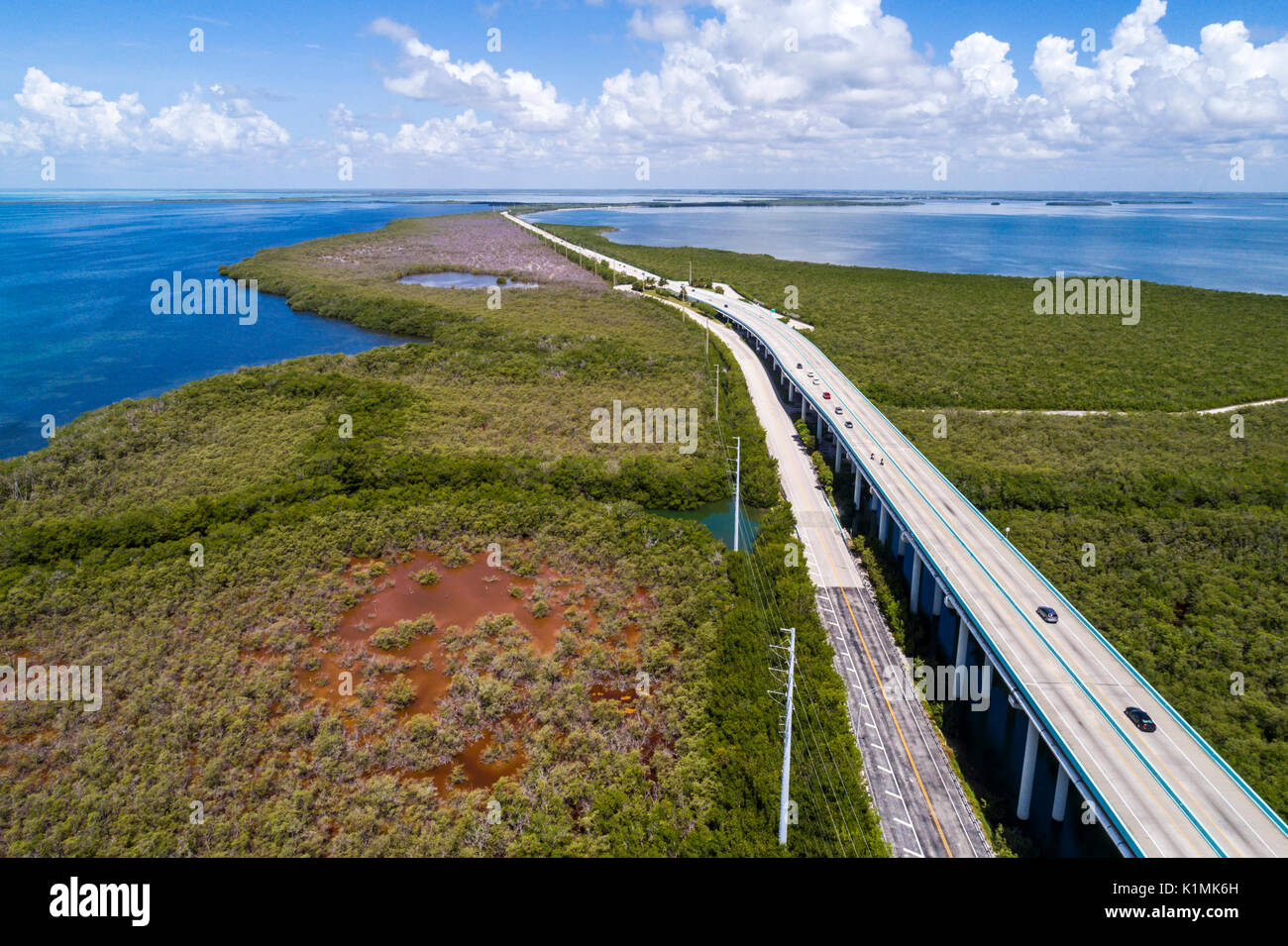 Florida, Florida Keys, Upper, Key Largo, Highway Route 1 Overseas Highway, Everglades National