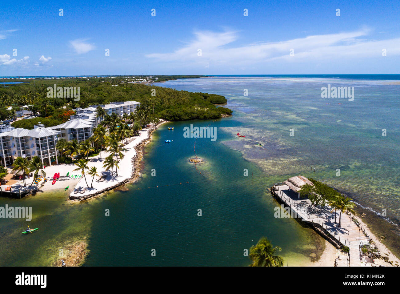 Florida, Florida Keys, Upper, Islamorada, Whale Harbour, Atlantischer Ozean, Pelican Cove Resort
