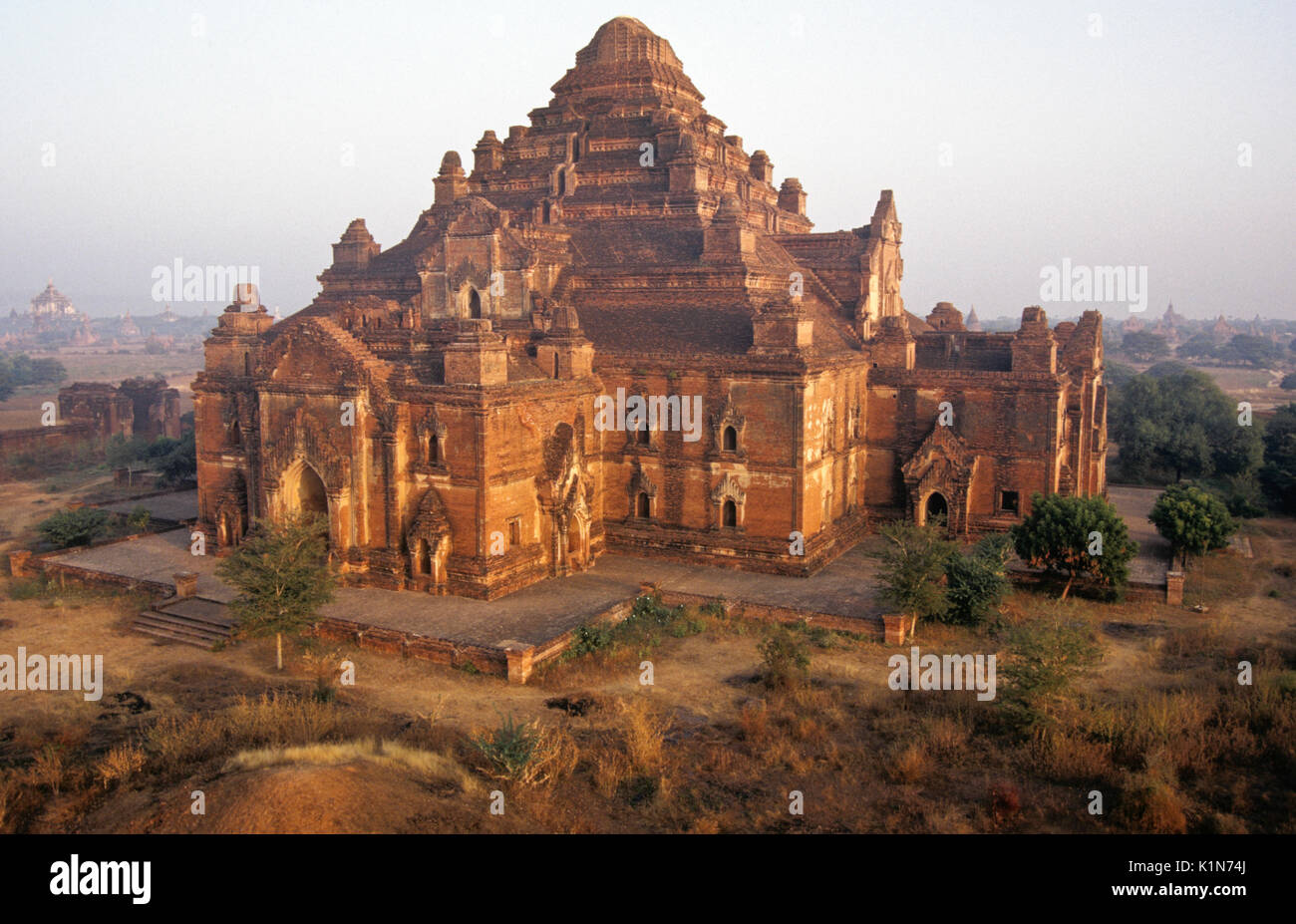 Dhammayangyi Tempel, Pagan (Bagan), Burma (Myanmar) Stockfoto
