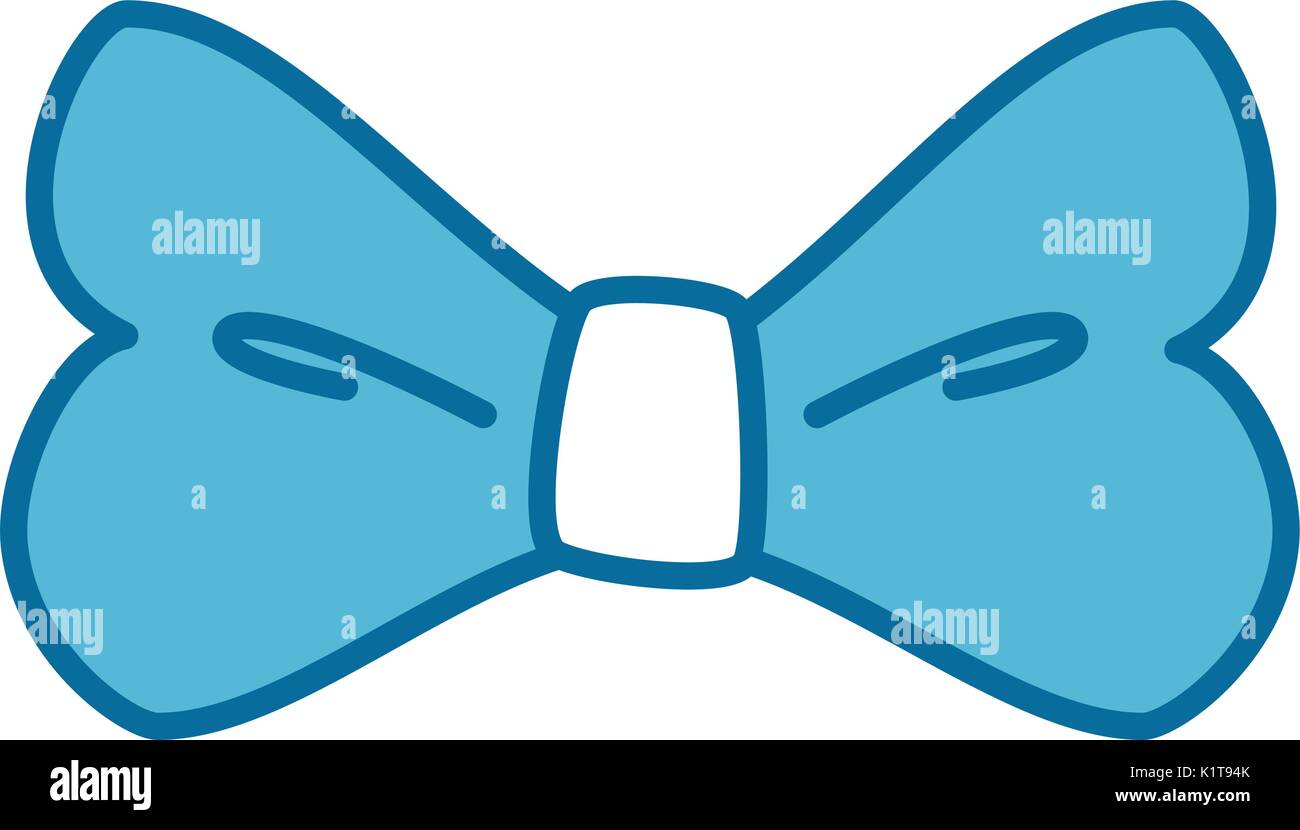 Zierschleife Symbol auf weißem Hintergrund-Vektor-illustration Stock Vektor