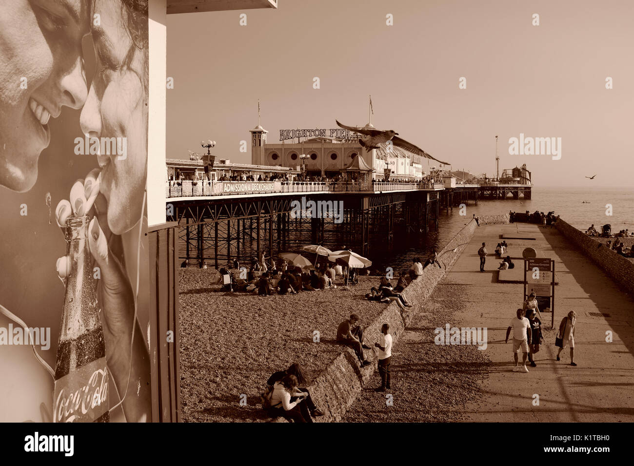 Brighton Palace Pier GROSSBRITANNIEN Stockfoto