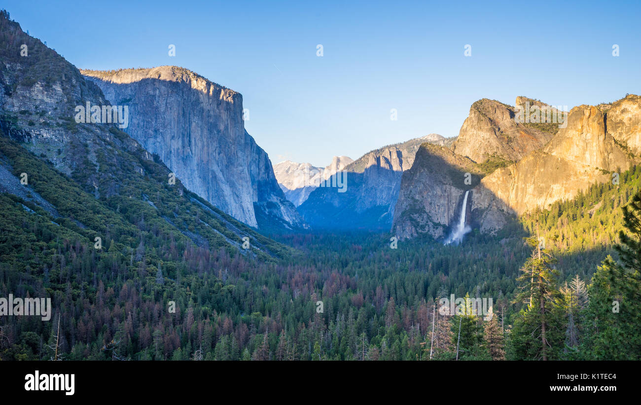 El Capitan von Tunnel, Yosemite National Park, Kalifornien, USA Stockfoto