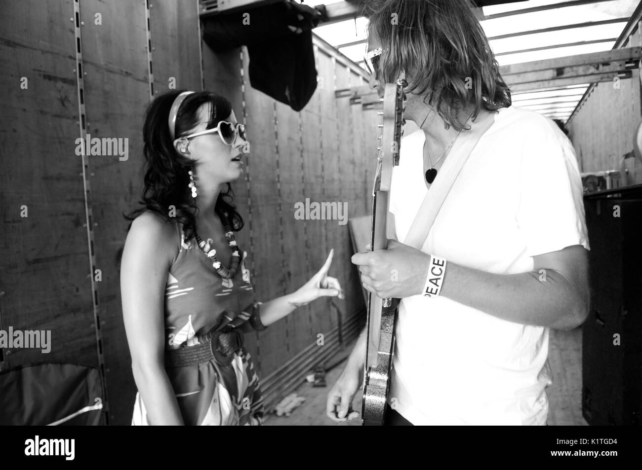 Katy Perry Backstage 2008 Vans Warped Tour Coors Amphitheater San Diego. Stockfoto