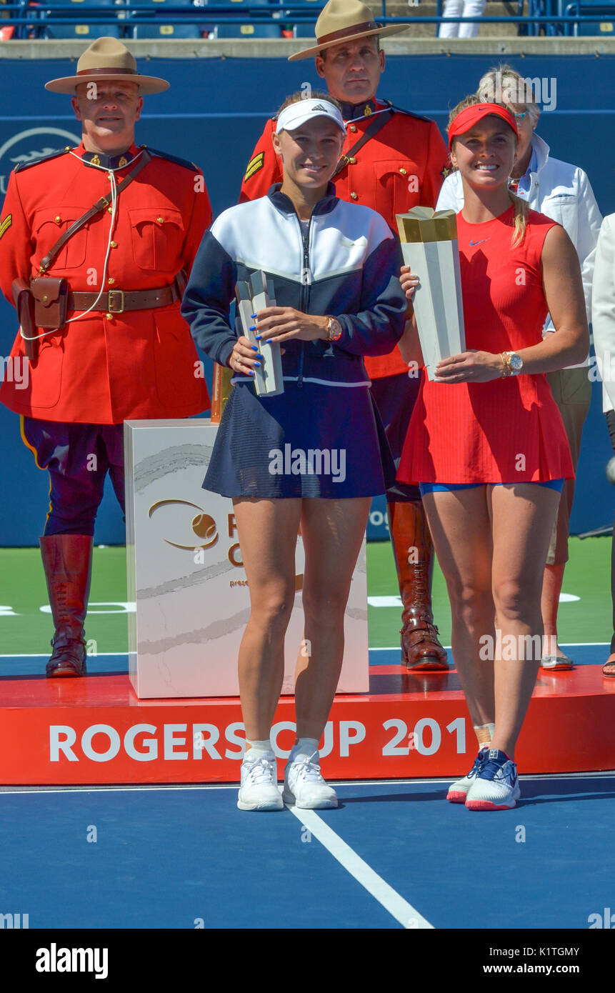 Frauen finale Rogers Cup 2017 Stockfoto