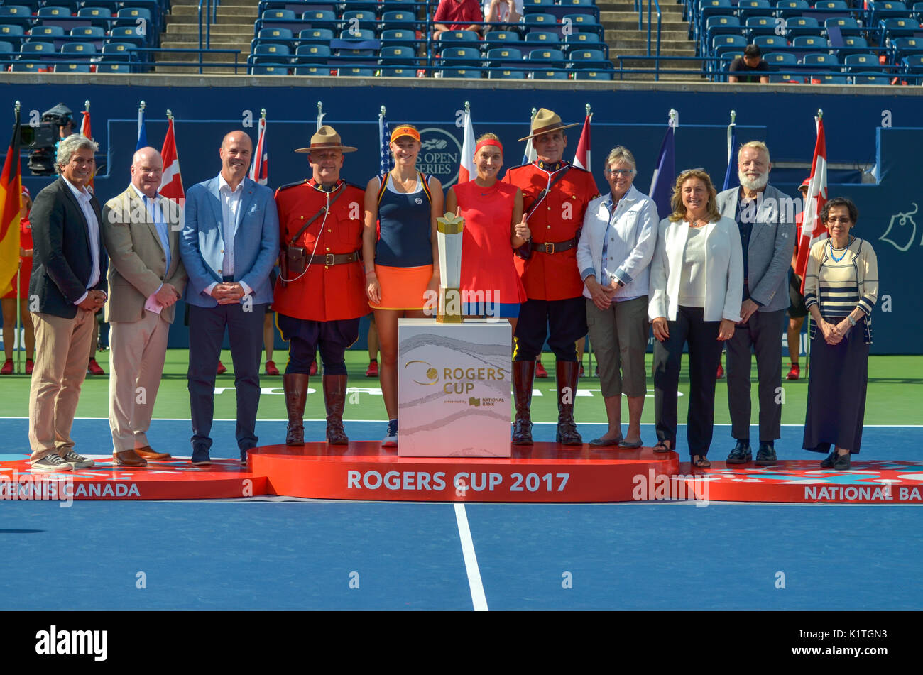 Frauen finale Rogers Cup 2017 Stockfoto