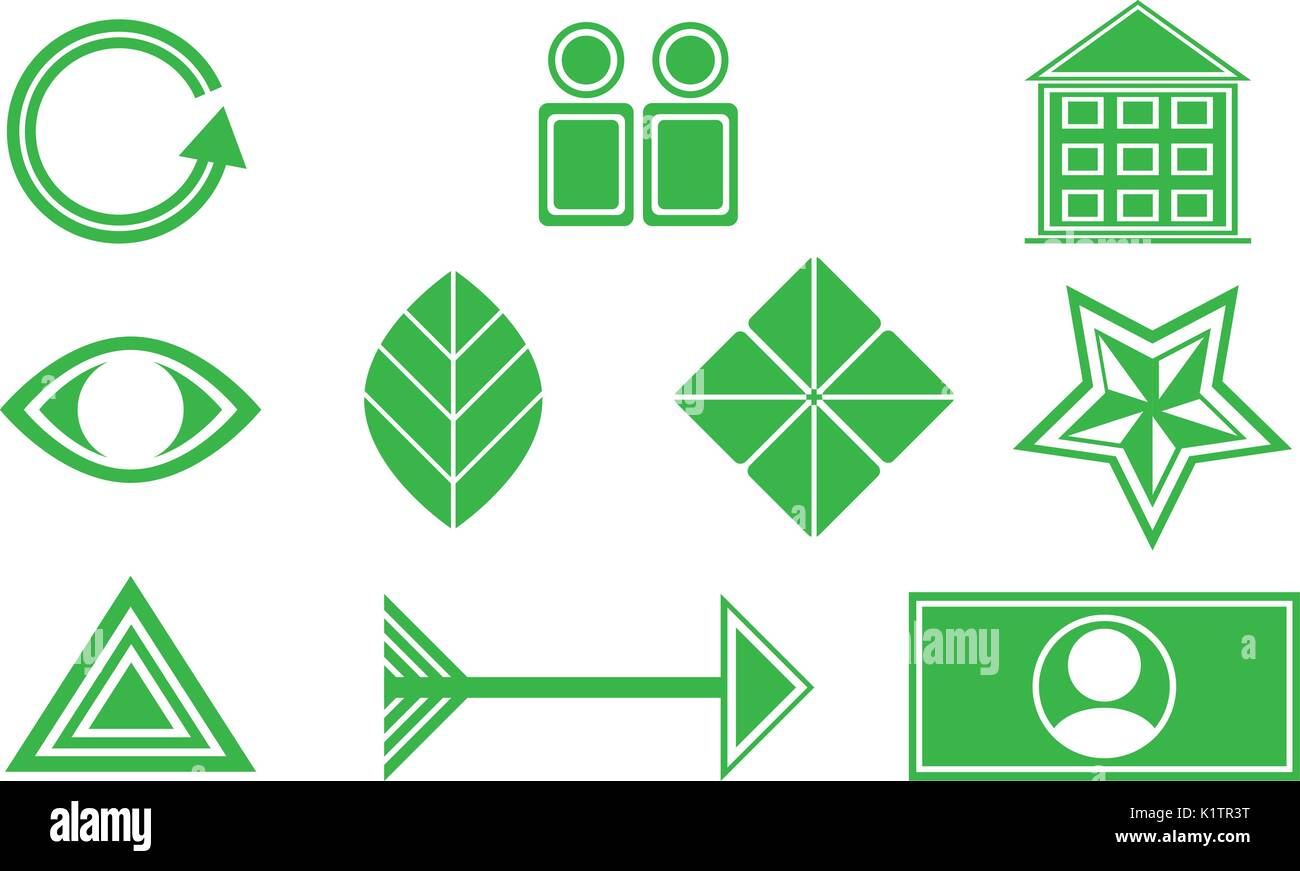 Logo grafik design elemente, Vektor Stock Vektor