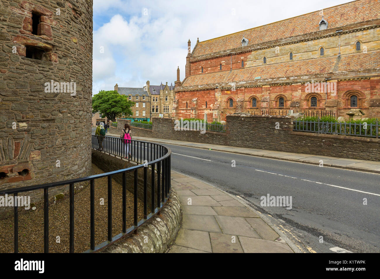 St Magnus Kathedrale, Kirkwall, Orkney, Schottland Stockfoto