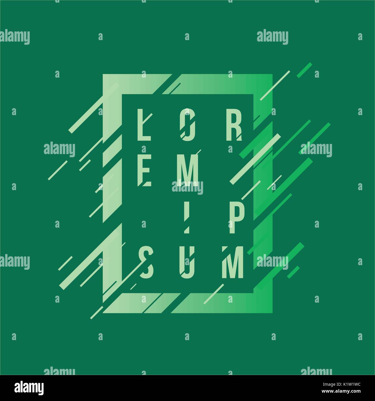 Rahmen Kunst Grafik. Stilvolle geometrische Element für Visitenkarten, Gutscheine, Flyer, Broschüren. Vector Illustration. Stock Vektor