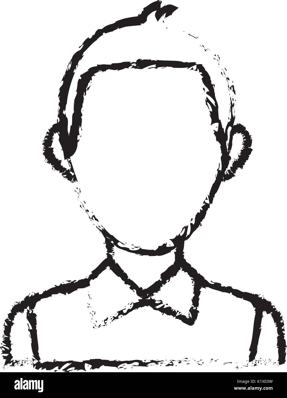 Männliche avatar Profilbild Mitarbeiters Vector Illustration Stock ...