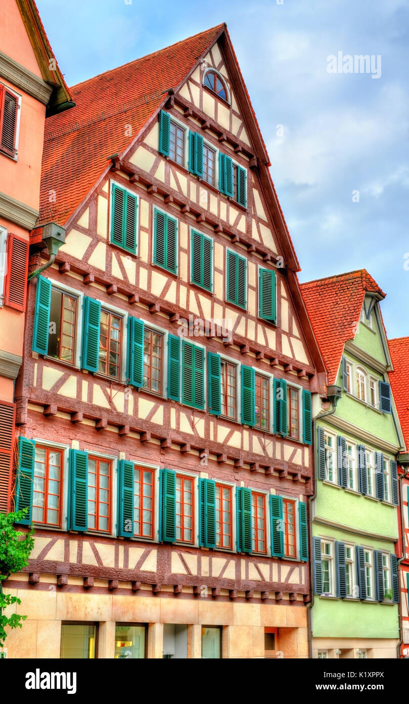 Typische Häuser in Tübingen Baden Württemberg, Deutschland