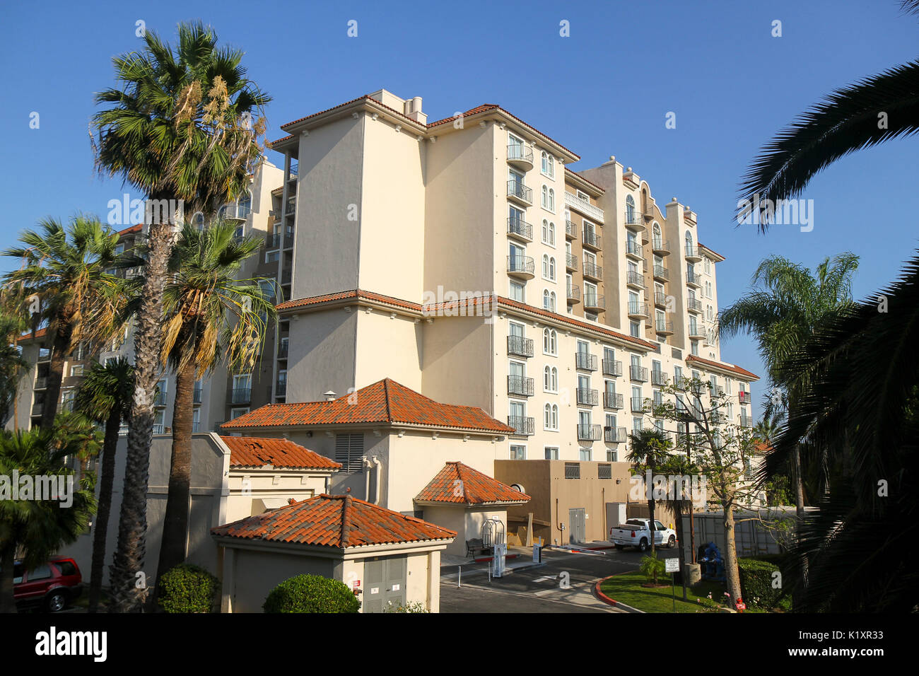Embassy Suites Santa Ana Orange County Airport, Santa Ana, Kalifornien, USA Stockfoto