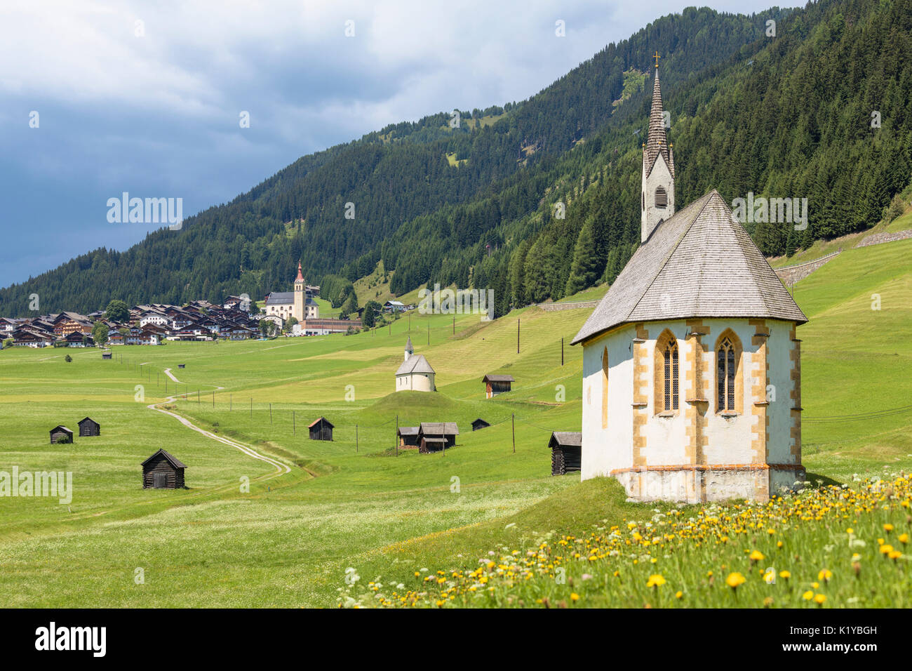 Obertilliach, Tiroler Gailtal, Osttirol, Tirol, Österreich Stockfoto