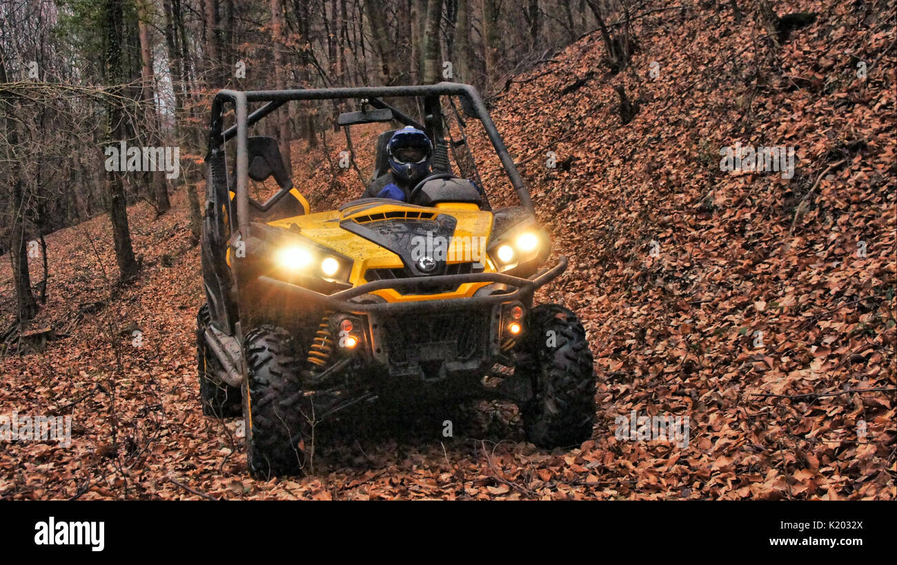 Extreme Sports. UTV Fahrzeug. Stockfoto