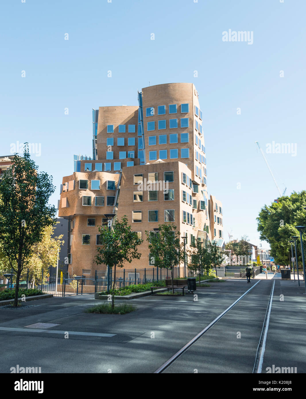 Moderne Architektur, Dr. Chau Chak Seitenflügel, der Technischen Universität Sydney, New South Wales, Australien Stockfoto