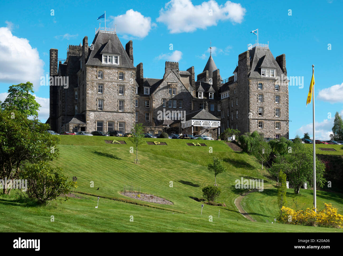 Atholl Palace Hotel, Pitlochry, Perth und Kinross, Schottland, Vereinigtes Königreich Stockfoto