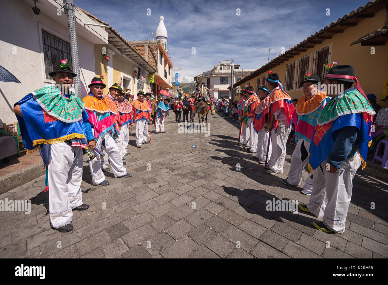 Juni 17 2017 Pujili Ecuador Indigene Quechua Manner In