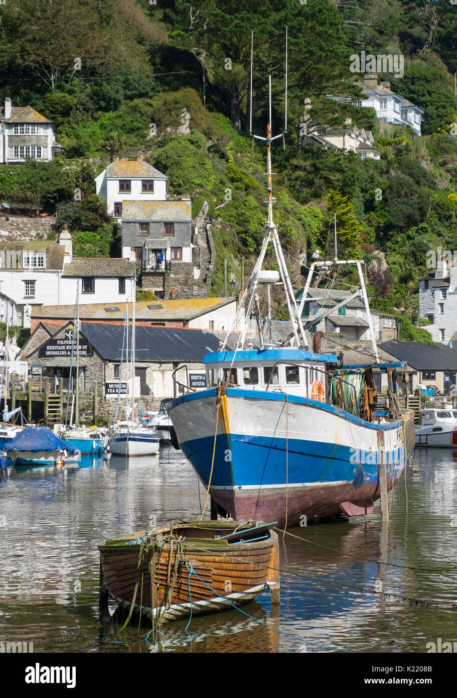 Polperro Dorf in Cornwall, Großbritannien Stockfoto