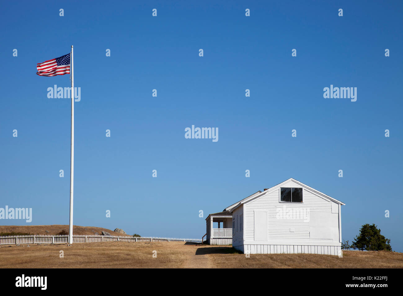 Amerikanischen Lager, San Juan Island, Archipel der San Juan Inseln, Washington, USA, Nordamerika Stockfoto