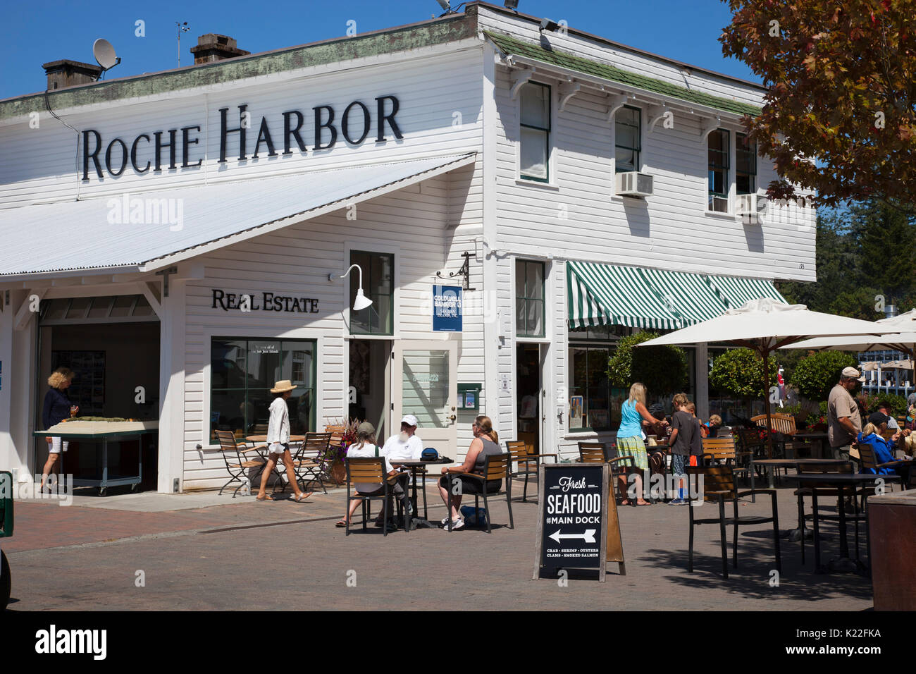 Roche Harbor, San Juan Island, Archipel der San Juan Inseln, Washington, USA, Nordamerika Stockfoto
