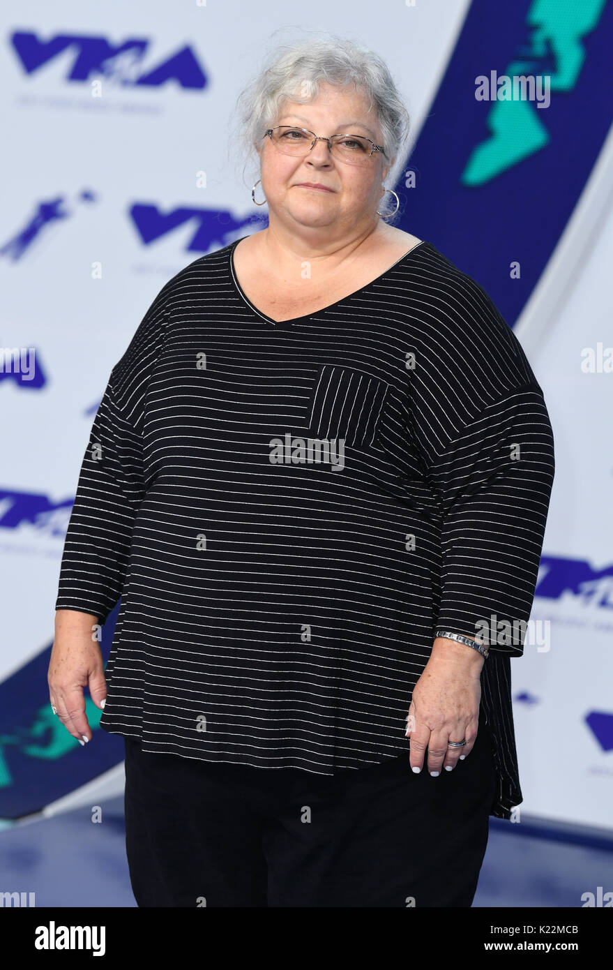 Susan Bro bei den MTV Video Music Awards 2017 anreisen, am Forum, Los Angeles statt. Photo Credit: Doug Peters/EMPICS Unterhaltung Stockfoto
