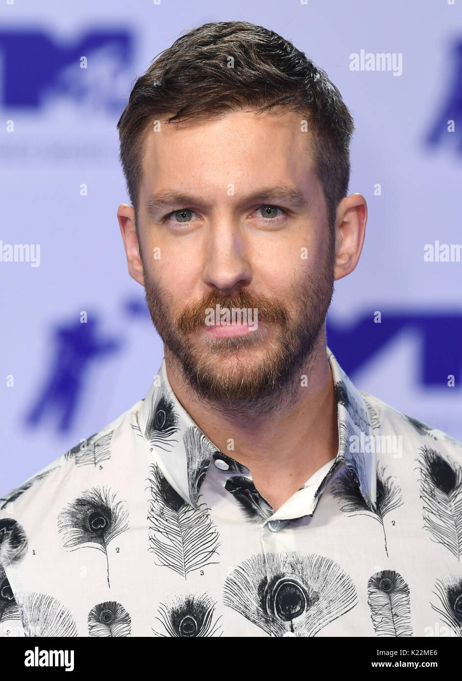 Calvin Harris bei den MTV Video Music Awards 2017 anreisen, am Forum, Los Angeles statt. Photo Credit: Doug Peters/EMPICS Unterhaltung Stockfoto