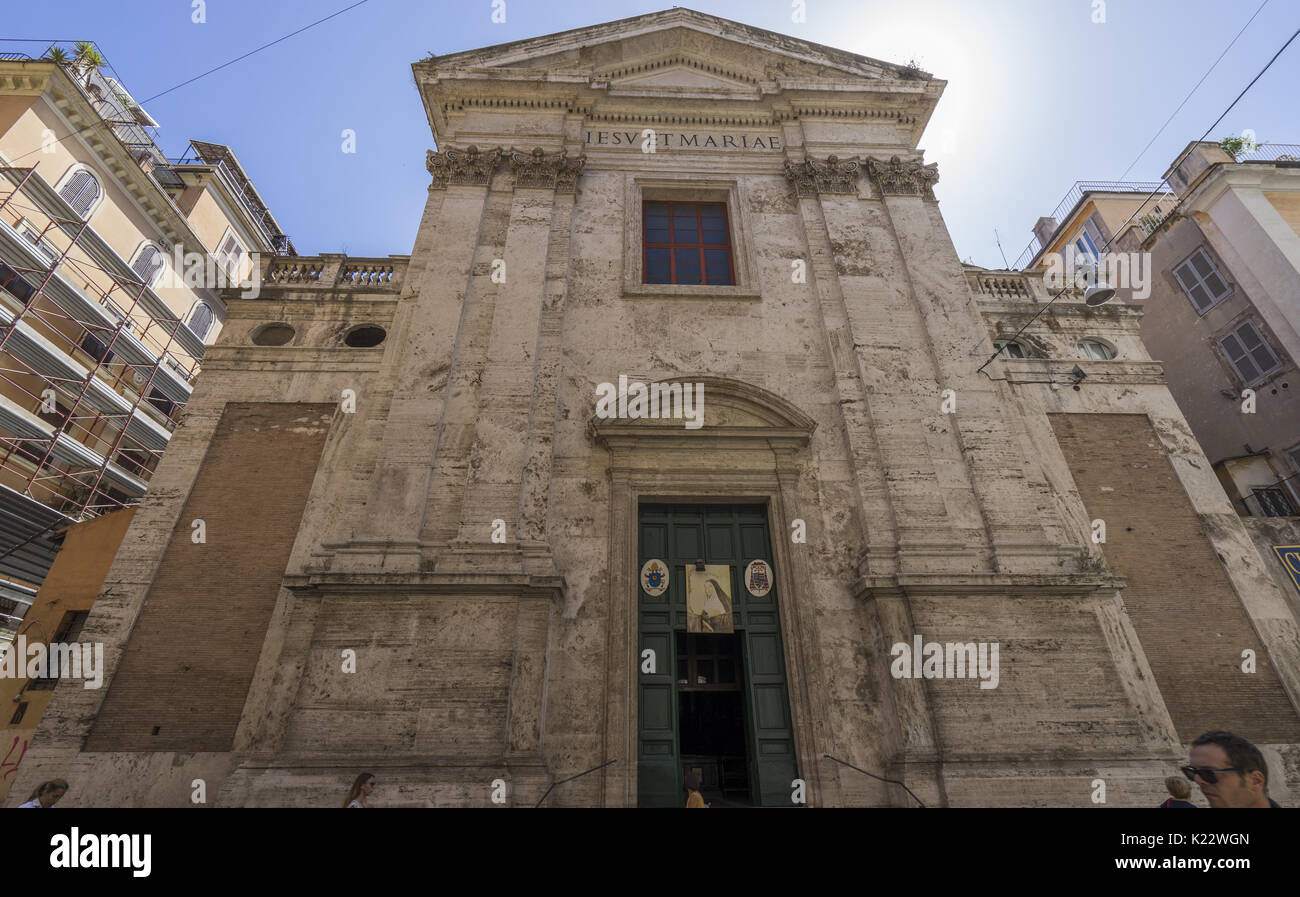 Basilika Santa Maria degli Angeli e dei Martiri in Rom im Juni 2017 Rom, Italien Stockfoto