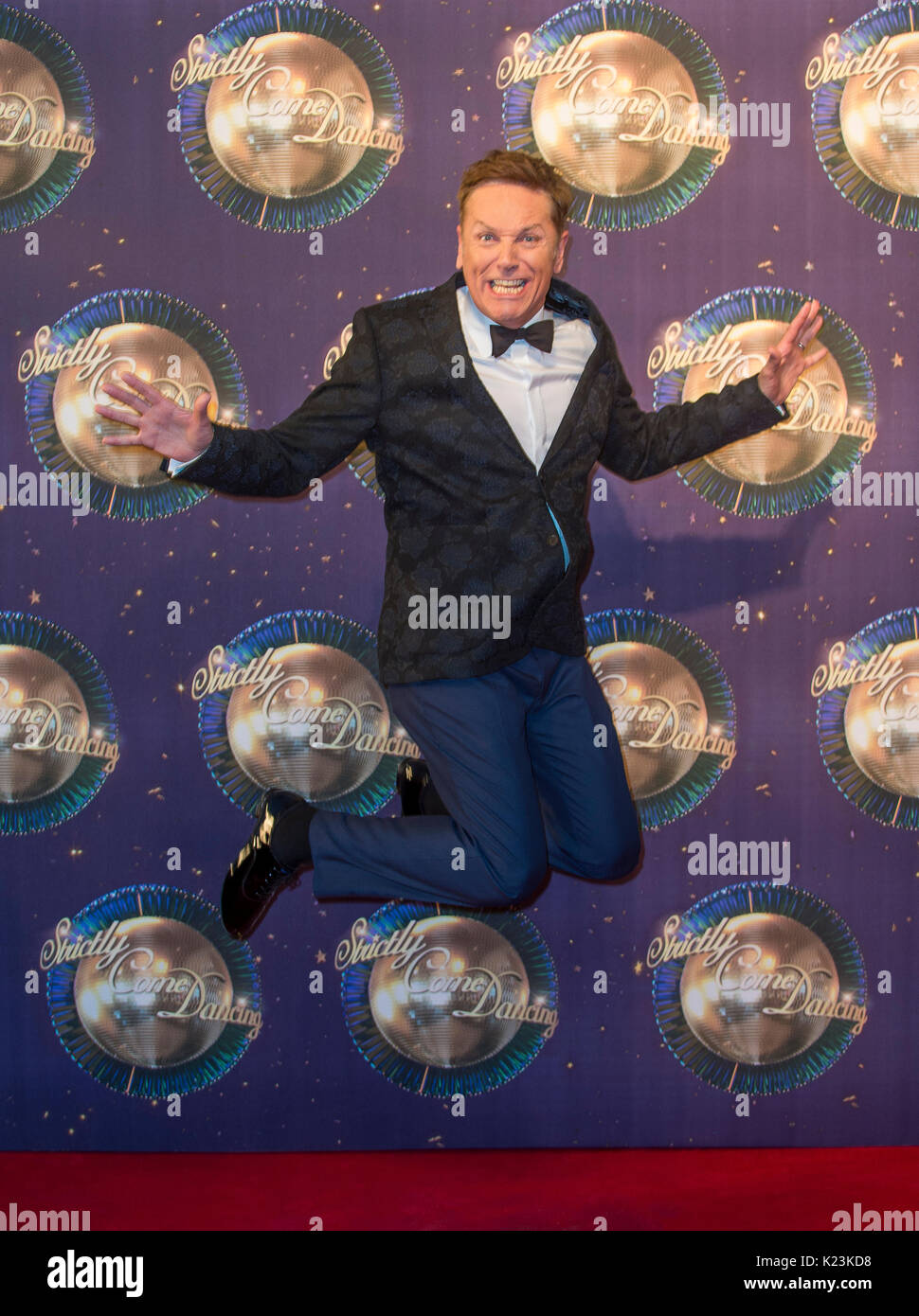 London, Großbritannien. 28 August, 2017. Von Strictly Come Dancing 2017' - Red Carpet starten. Credit: Gary Mitchell/Alamy leben Nachrichten Stockfoto