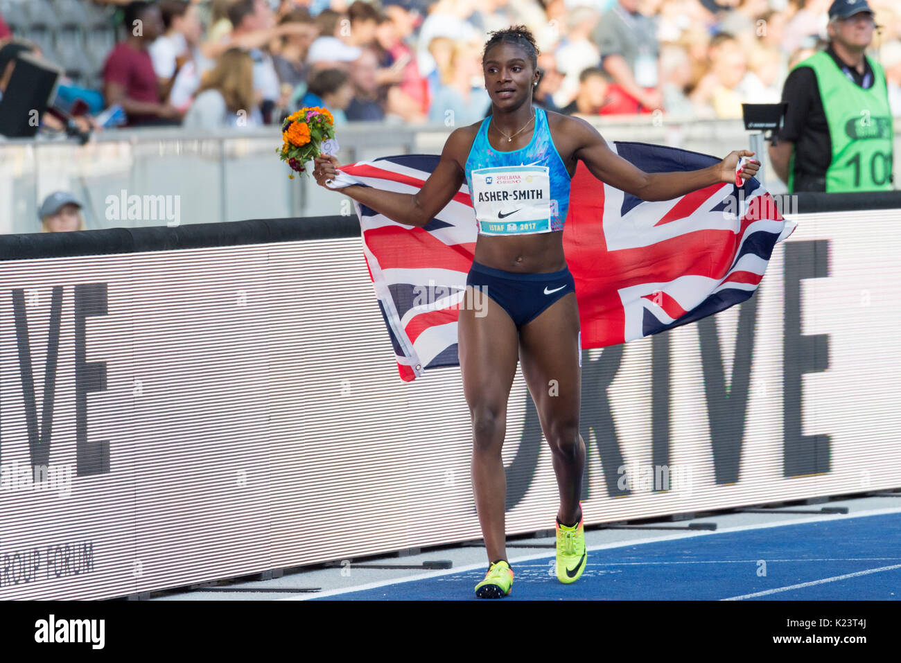 GER, Berlin, 27.08.2017, Dian Asher Smith GBR, 200 m, Sprint, Foto: Uwe Koch Stockfoto