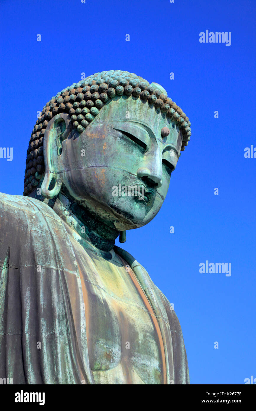Der große Buddha von Kamakura an Kotokuin Tempel in Kamakura Stadt Kanagawa Japan Stockfoto