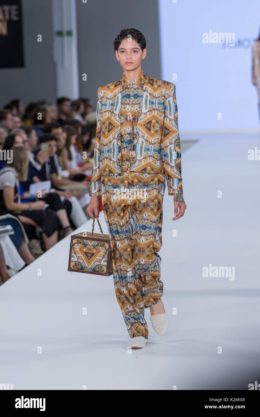 Fashion Week Modelle Stockfoto