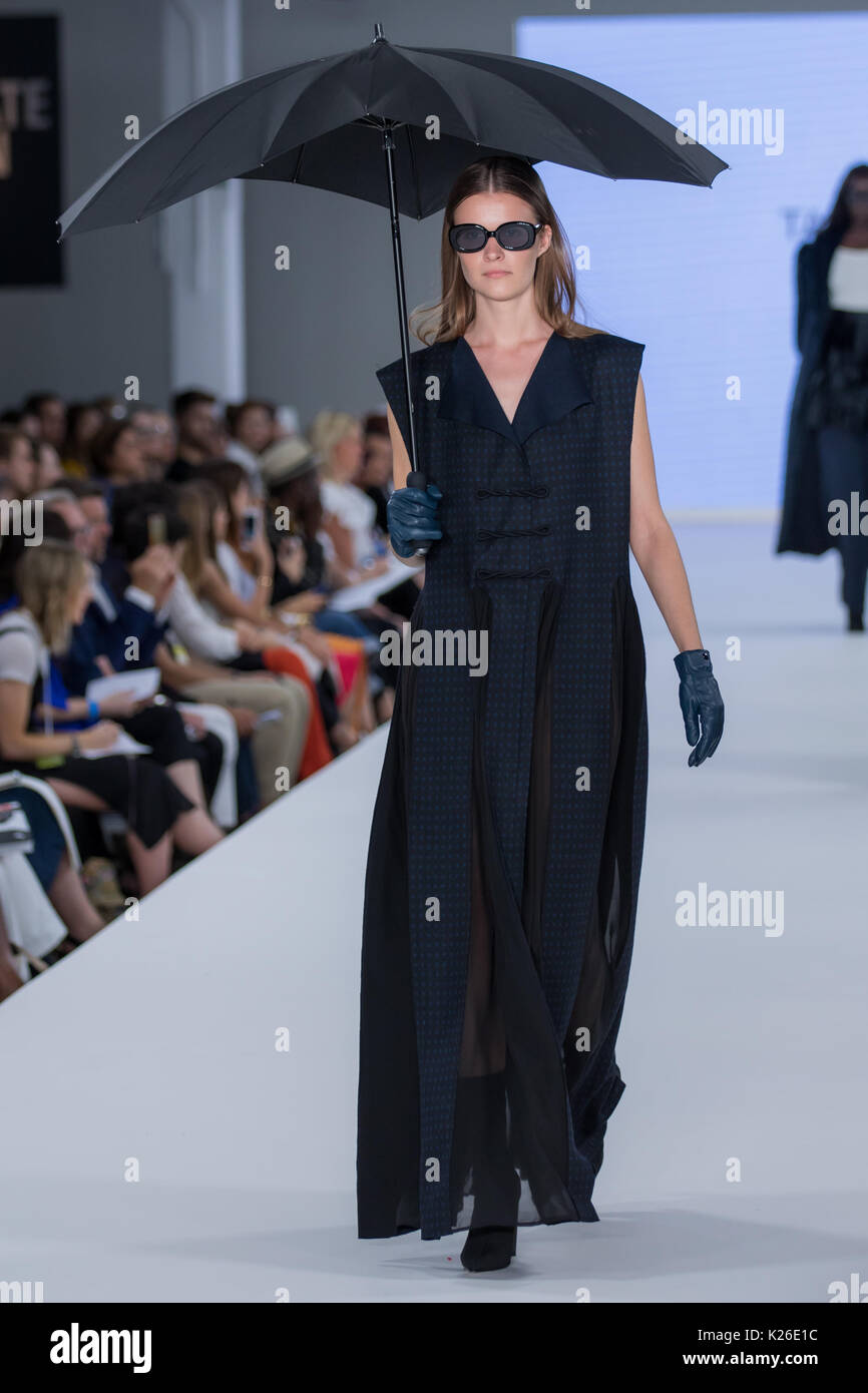 Fashion Week Modelle Stockfoto
