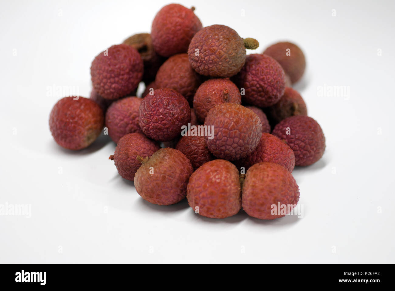 Schön lecker Litschi Beeren Stockfoto