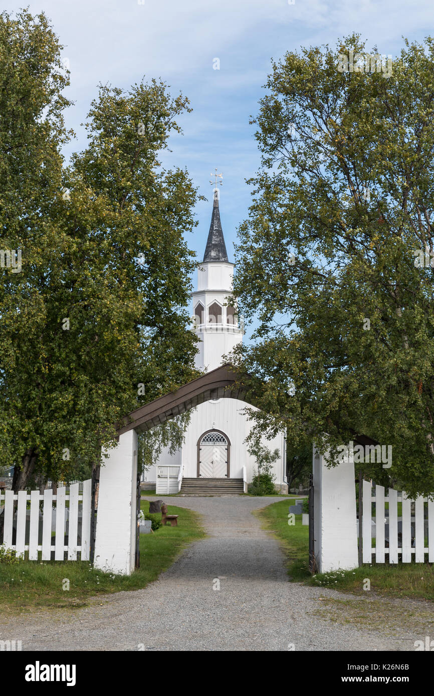 Alta, Kirche, Bossekop, Kirke, Finnmark, Norwegen, Norge Stockfoto