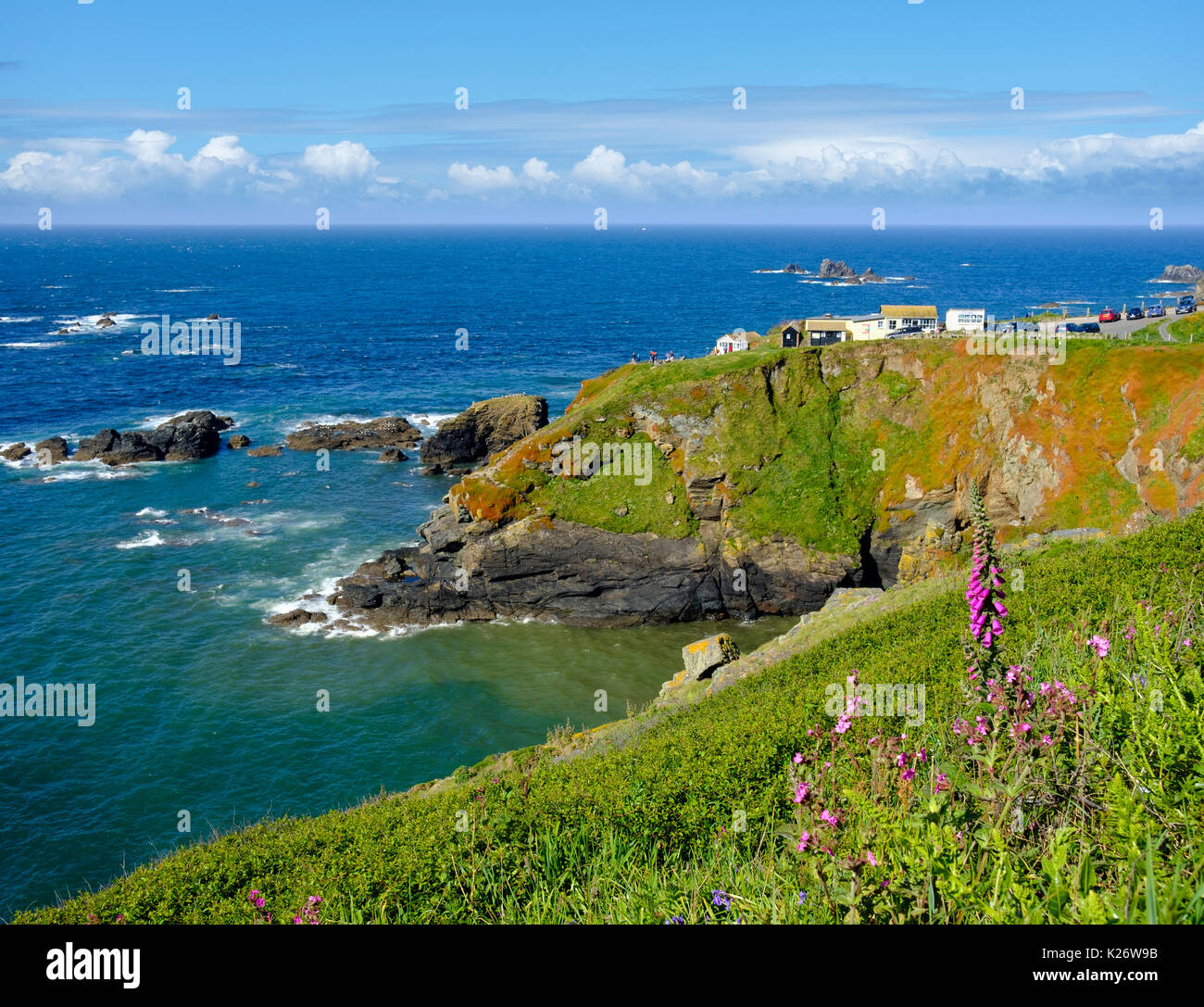 Lizard Point, dem südlichsten Punkt Englands, Lizard Halbinsel, Cornwall, England, Vereinigtes Königreich Stockfoto