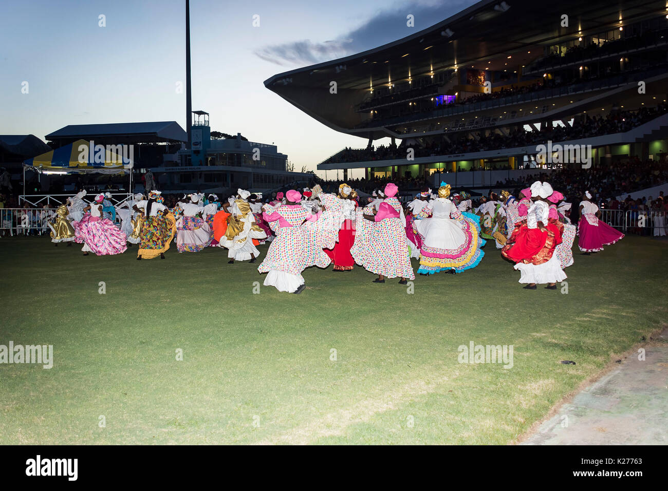 CARIFESTA XIII Closing Ceremony, Kensington Oval, Bridgetown, Barbados, 29. August 2017 Stockfoto