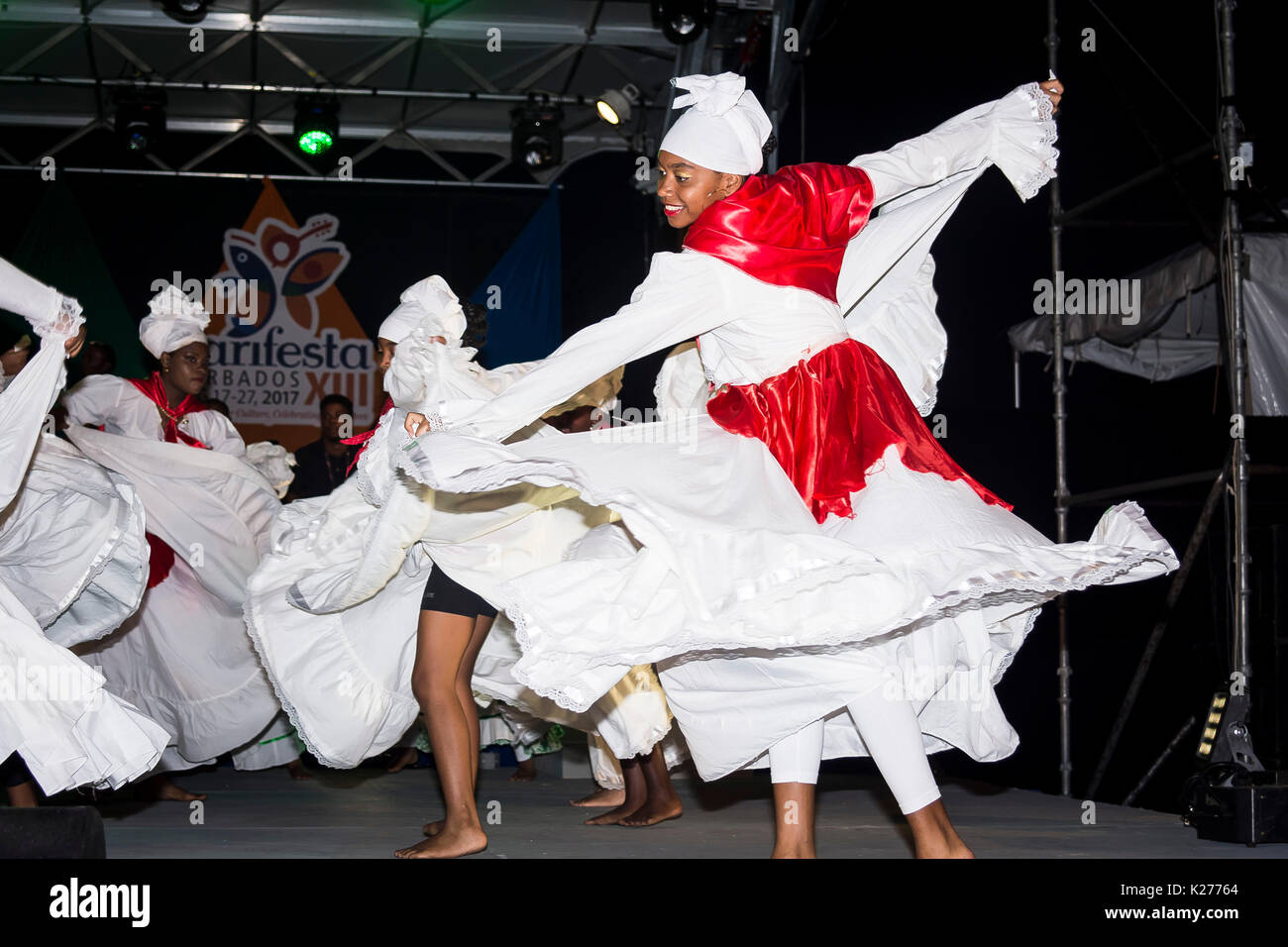 CARIFESTA XIII Closing Ceremony, Kensington Oval, Bridgetown, Barbados, 29. August 2017 Stockfoto