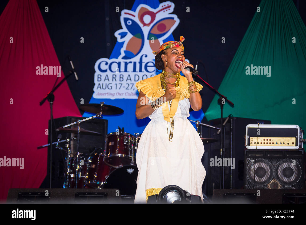 CARIFESTA XIII Closing Ceremony, Kensington Oval, Bridgetown, Barbados, 29. August 2017 Stockfoto